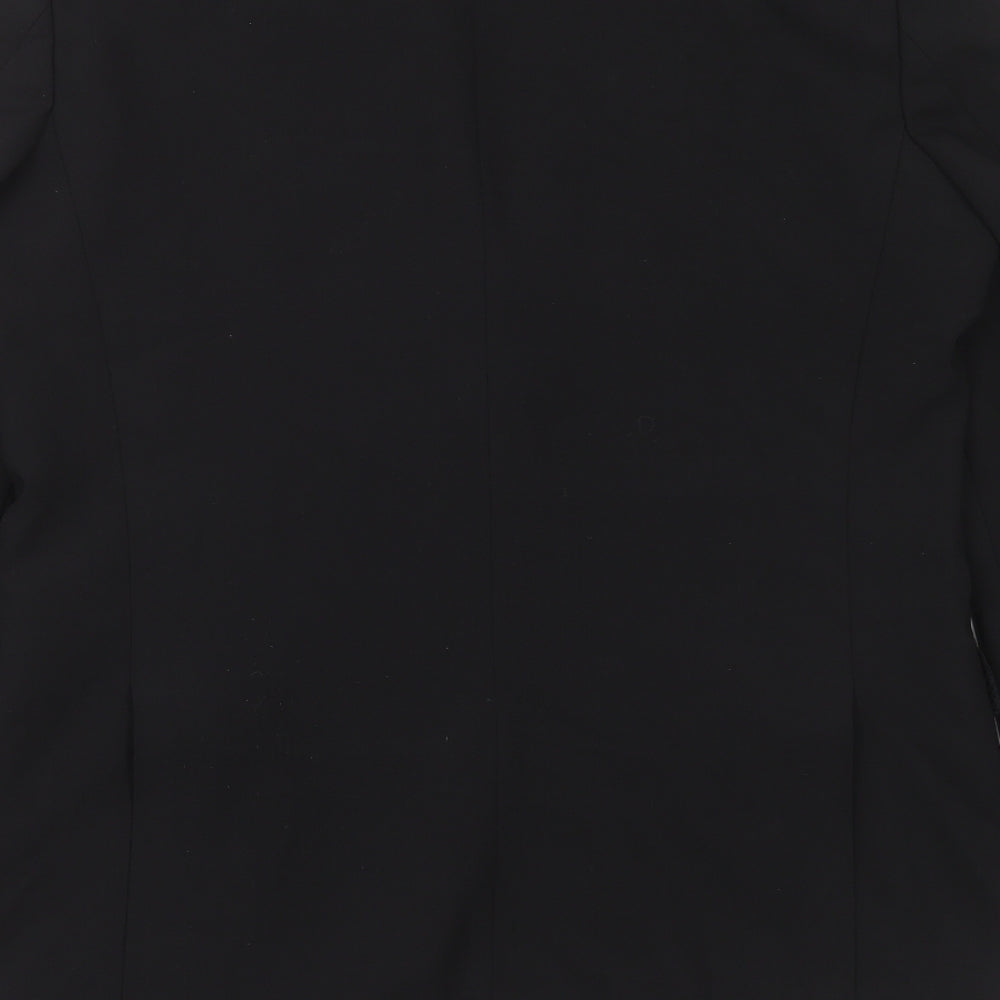 Karl Jackson Mens Black Polyester Jacket Suit Jacket Size 40