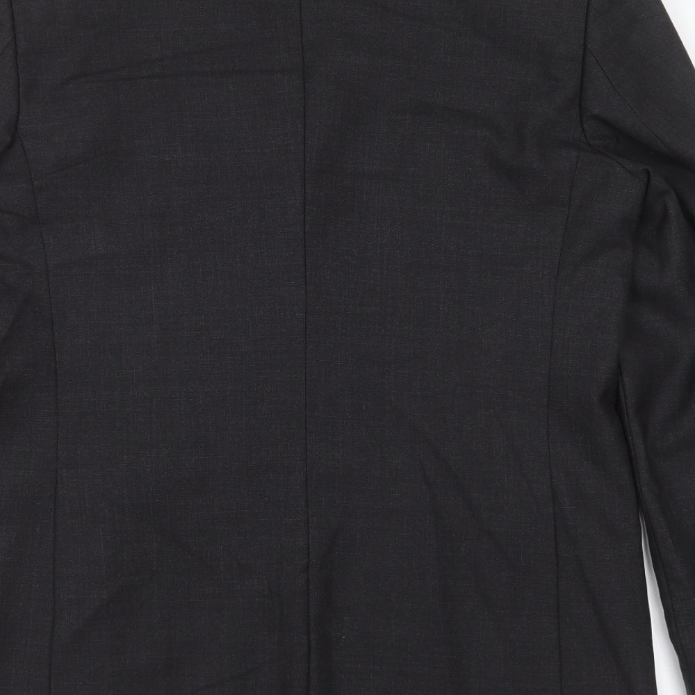 taylor & hodge Mens Grey Wool Jacket Suit Jacket Size 42