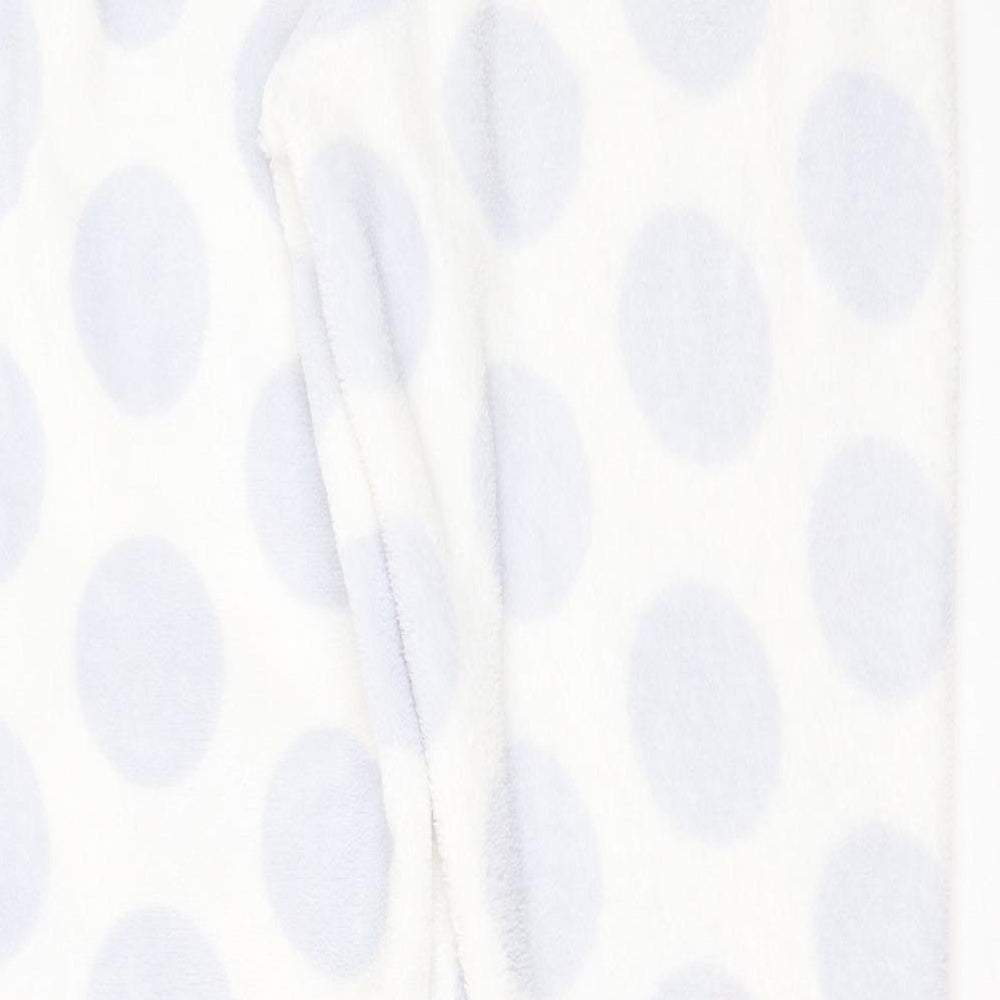 Primark Womens White Polka Dot Polyester Pyjama Pants Size M