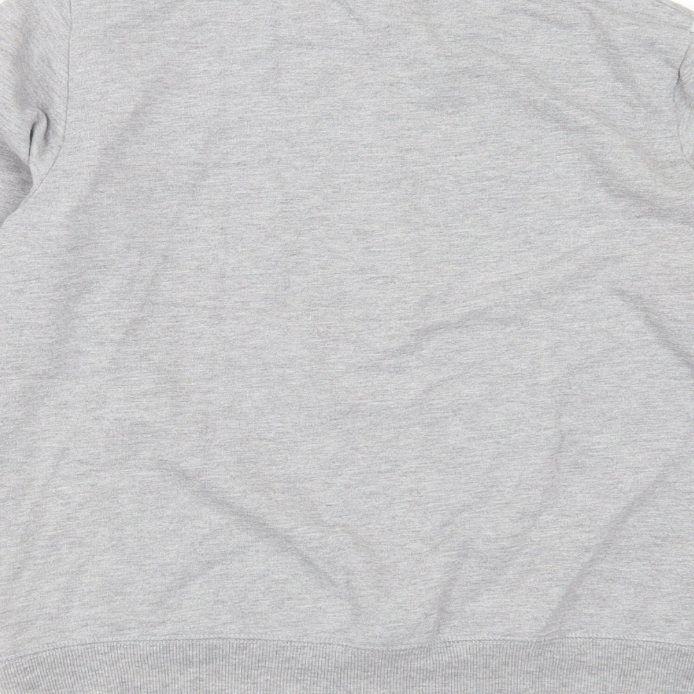 ASOS Womens Grey Cotton Pullover Sweatshirt Size 8