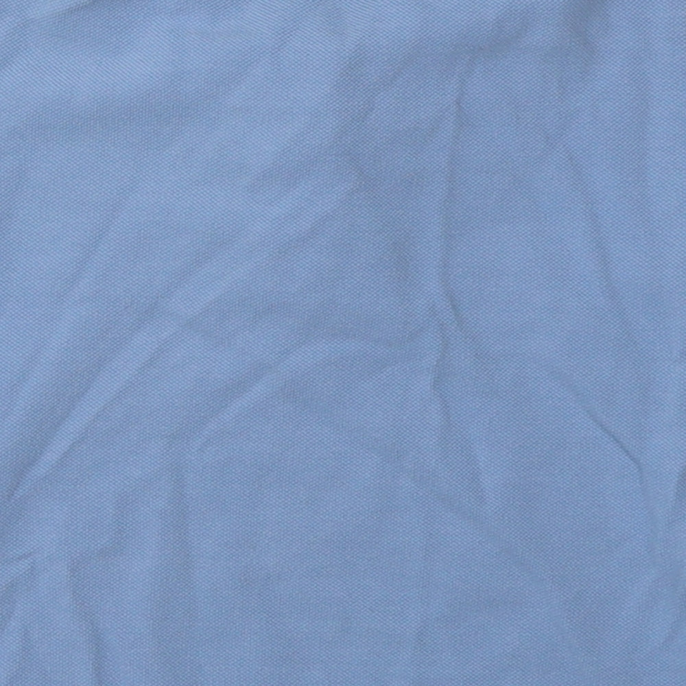 Matalan Boys Blue Cotton Basic Polo Size 5 Years Collared Button - School Wear
