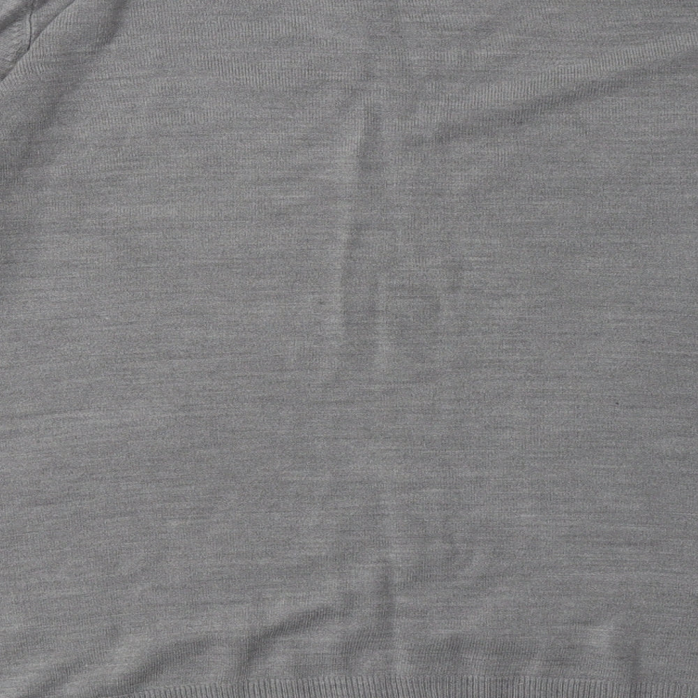 Burton Mens Grey Acrylic Pullover Sweatshirt Size L