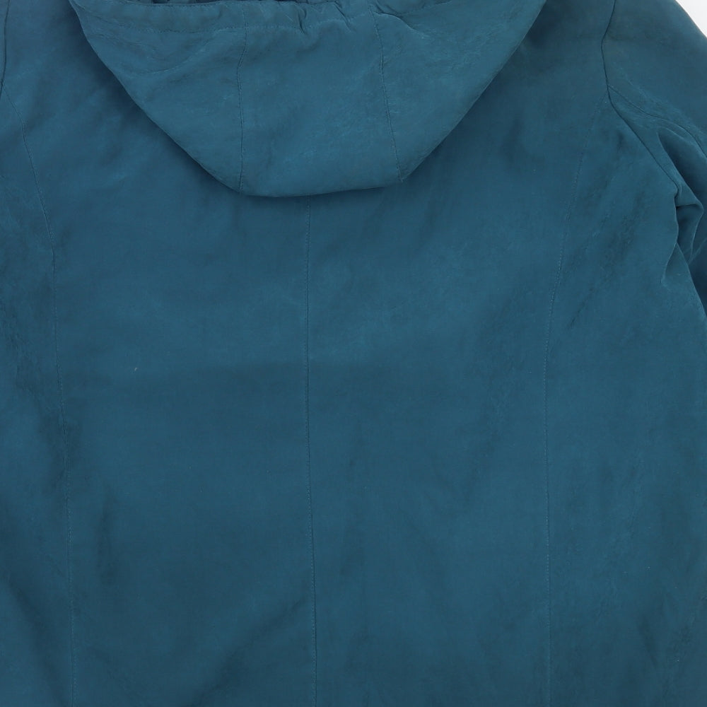 Bonmarché Womens Blue Jacket Coat Size M Zip