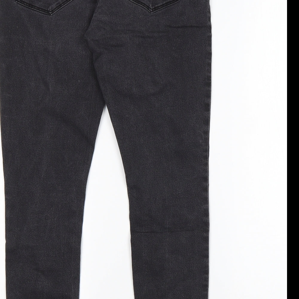 Vera Moda Womens Black Cotton Skinny Jeans Size L L25 in Regular