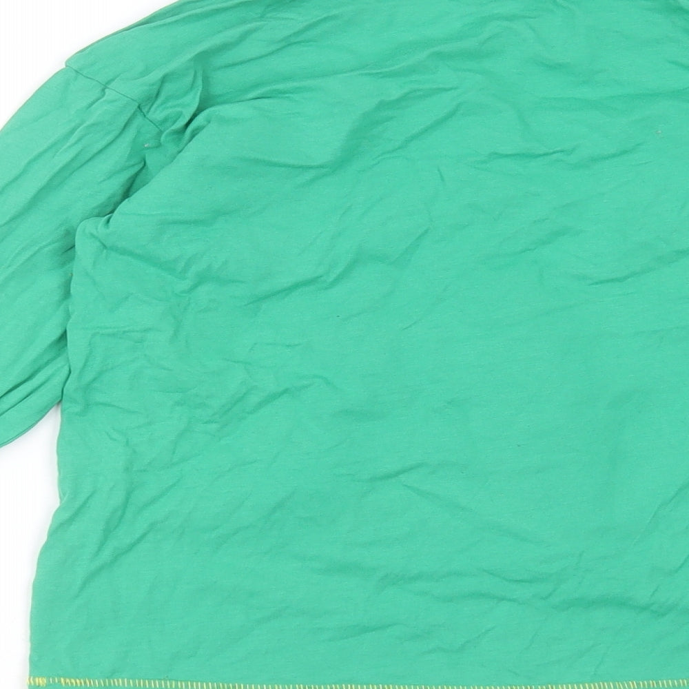 Dunnes Stores Boys Green Cotton Basic T-Shirt Size 9 Years Round Neck - luck of the irish