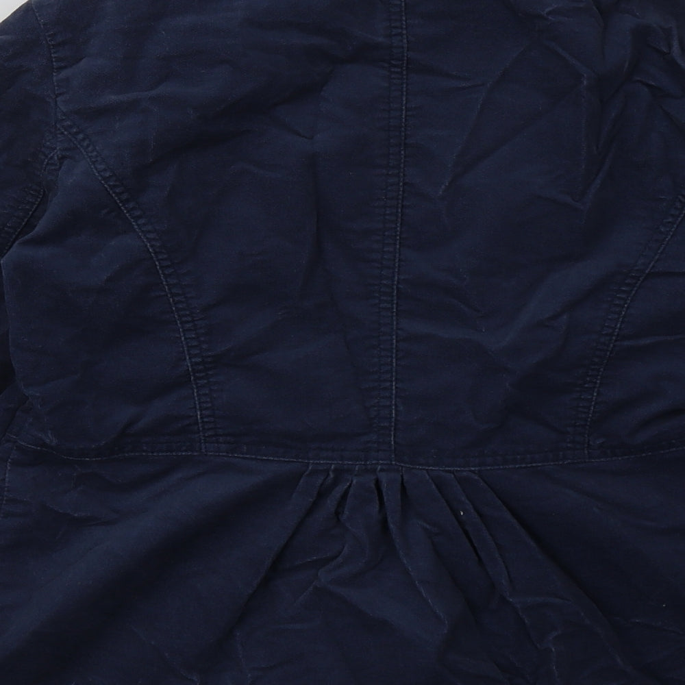 Marks & Spencer Womens Blue Jacket Size 12 Button