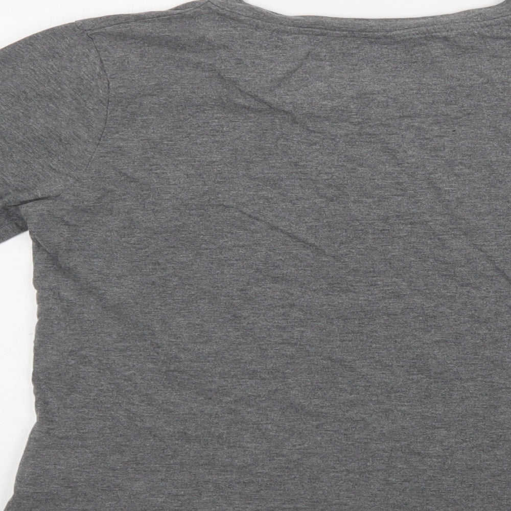 Primark Womens Grey Cotton Top Pyjama Top Size S - Harry Potter
