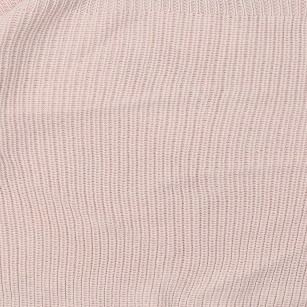 Marks & Spencer Womens Pink Acrylic Pullover Sweatshirt Size L Pullover