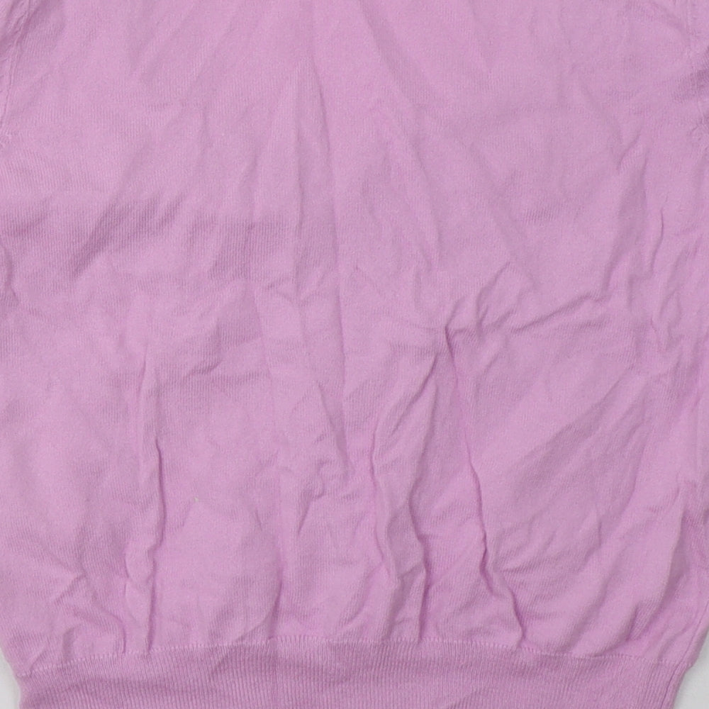 Sainsburys Womens Purple Cotton Pullover Sweatshirt Size 10 Pullover