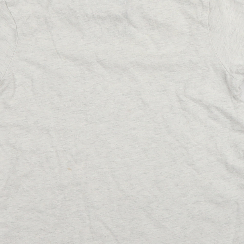 TU Boys Beige Cotton Basic T-Shirt Size 5-6 Years Round Neck