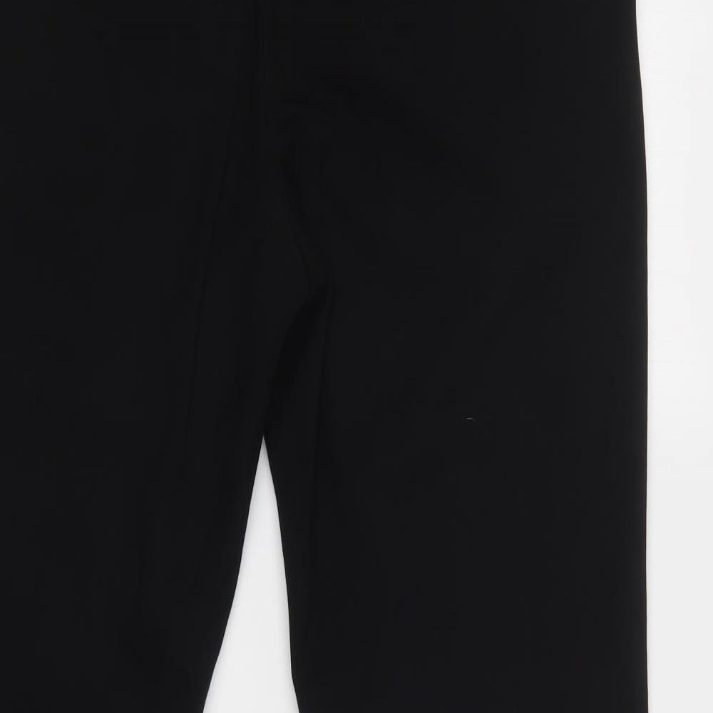H&M Womens Black Polyester Jegging Trousers Size L L30 in Regular Drawstring