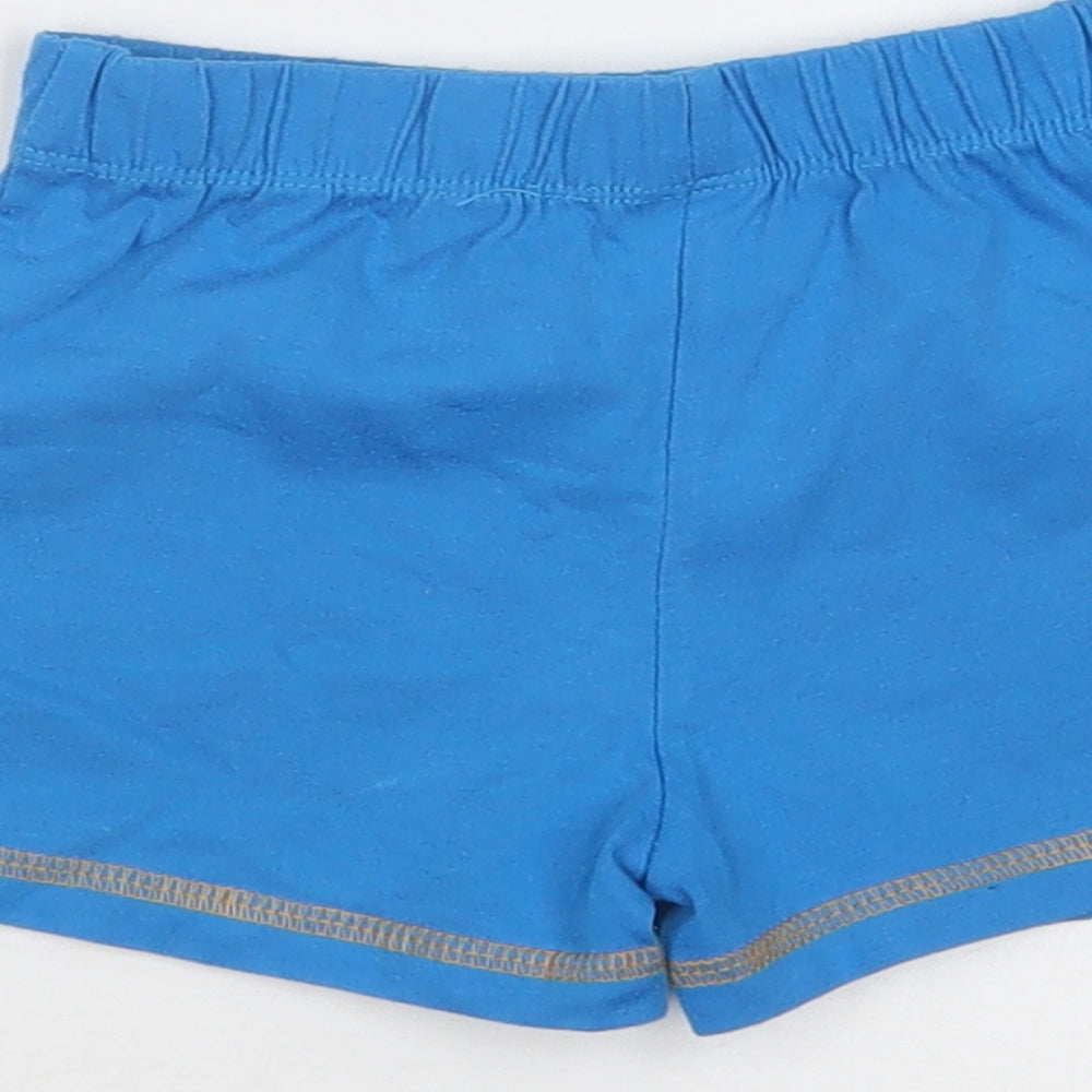 Disney Baby Baby Blue Cotton Jogger Trousers Size 12-18 Months