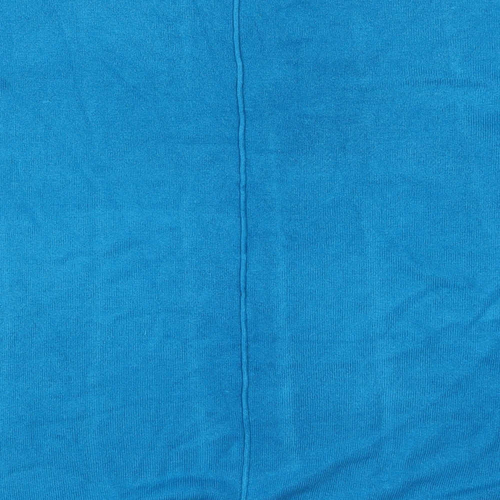 Principles Womens Blue Round Neck Acrylic Pullover Jumper Size 12