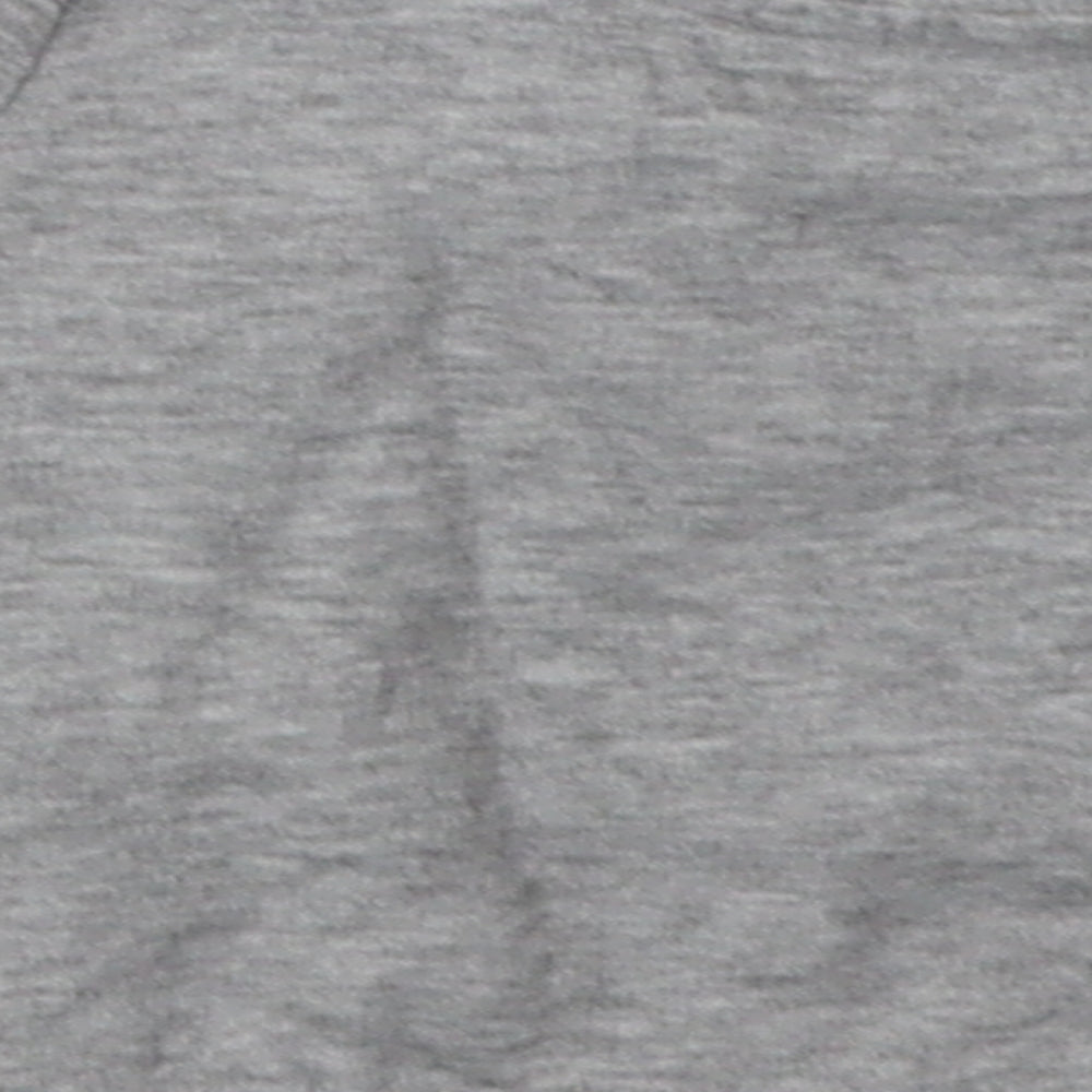 Matalan Boys Grey Cotton Basic Casual Size 3-6 Months Crew Neck Buckle - born for adventure