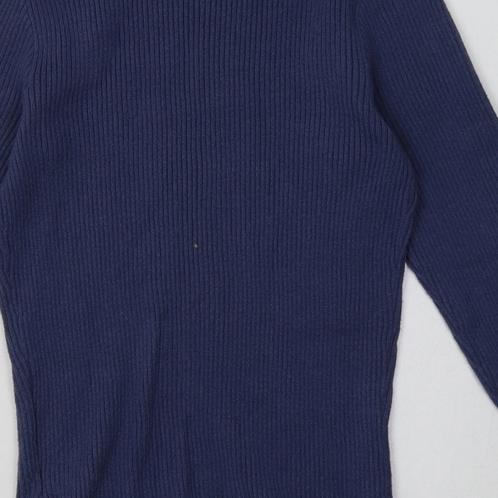 Primark Womens Blue Viscose Pullover Sweatshirt Size L Pullover