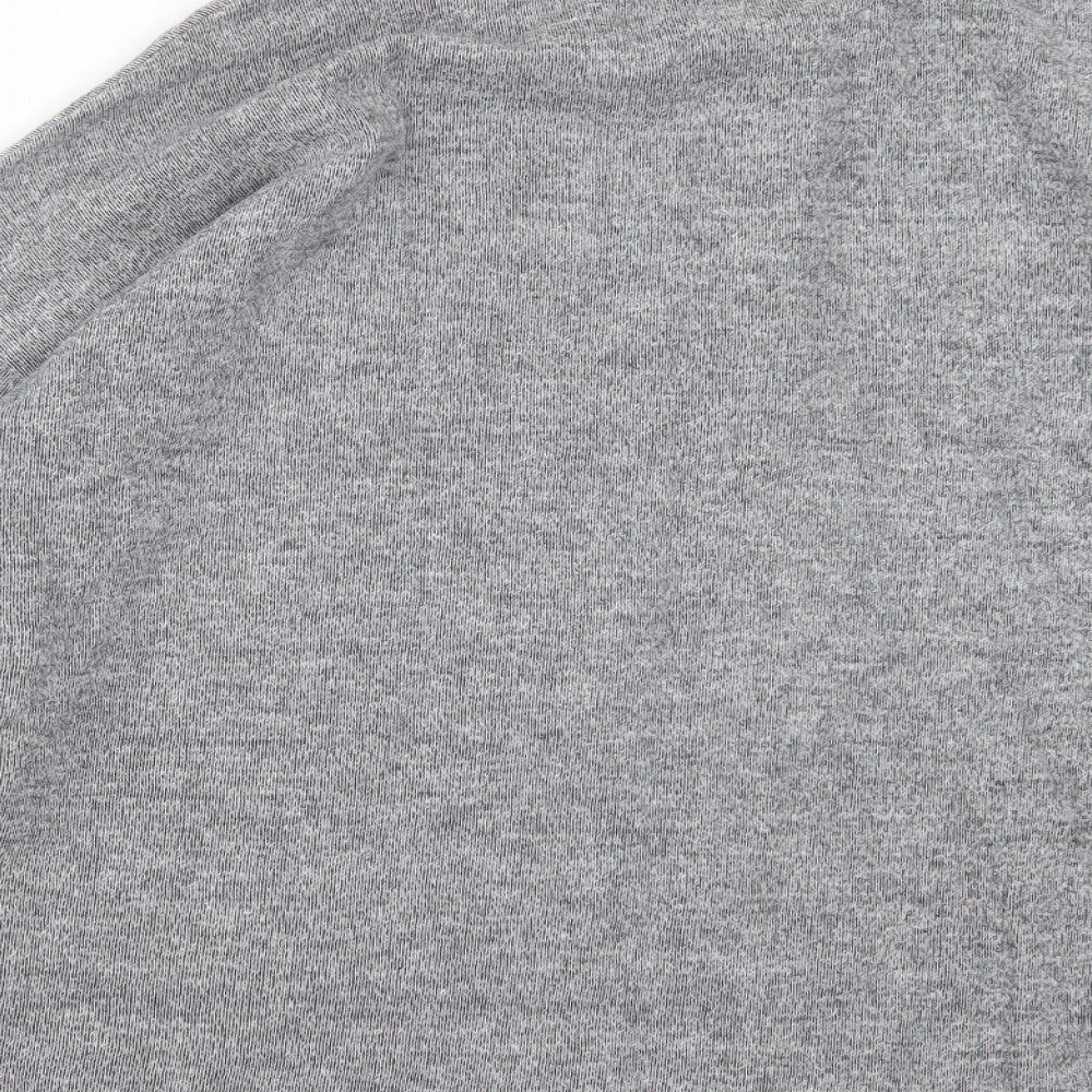 Zara Womens Grey Round Neck Polyester Pullover Jumper Size M
