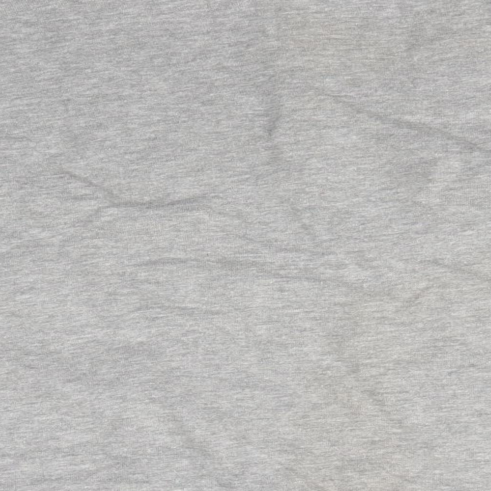 Marks & Spencer Womens Grey Round Neck Cotton Pullover Jumper Size 16