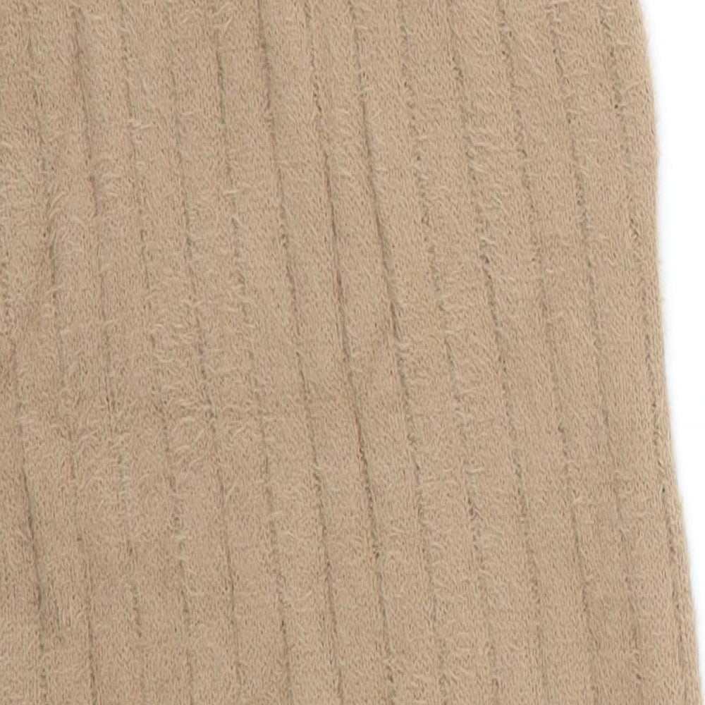 QED London Womens Brown Acrylic Straight & Pencil Skirt Size M