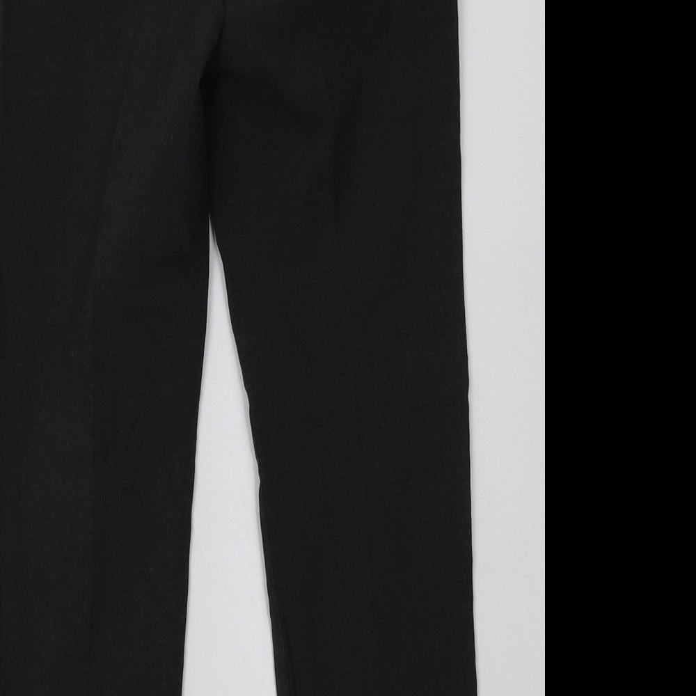 F&F Boys Grey Polyester Capri Trousers Size 8-9 Years Regular Hook & Eye - School Wear