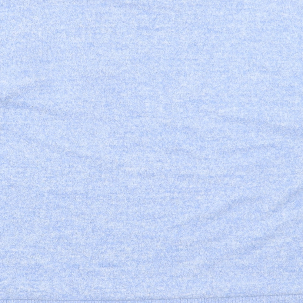 Stradivarius Womens Blue Round Neck Viscose Pullover Jumper Size XS
