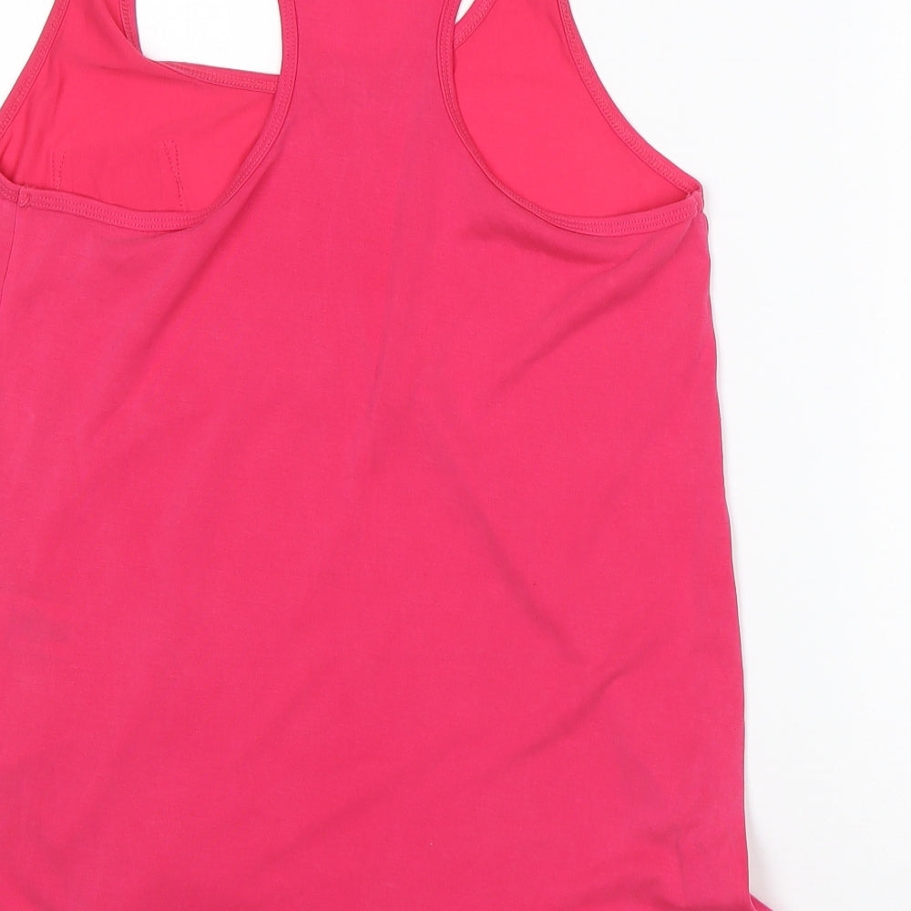 NEXT Womens Pink Modal Basic Tank Size 6 Round Neck