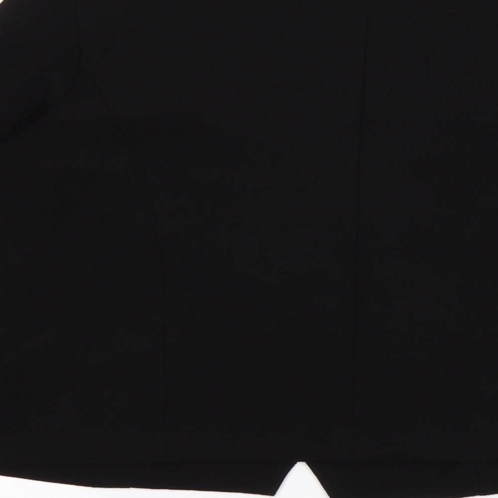 Atmosphere Womens Black Polyester Jacket Blazer Size 12