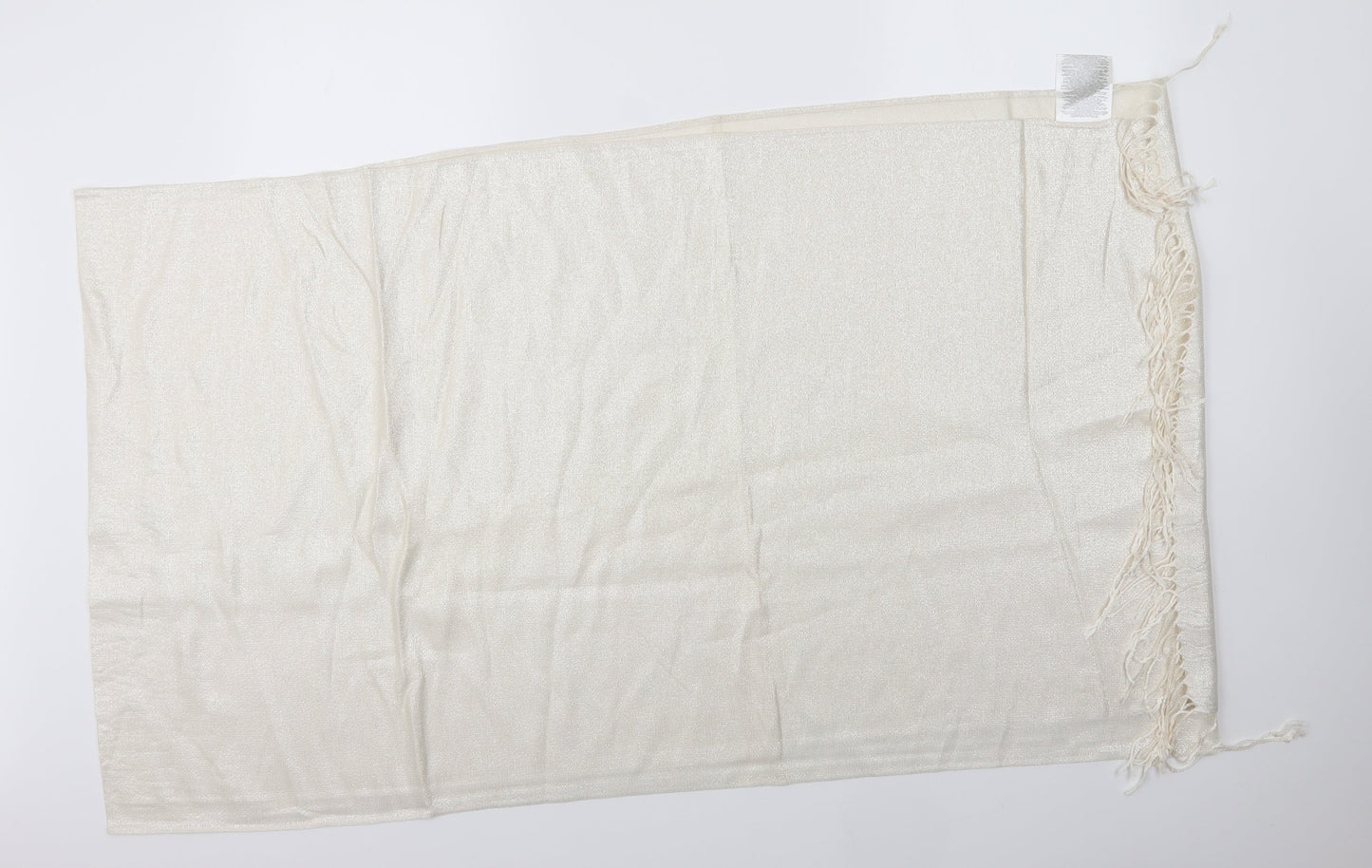 Preworn Unisex Ivory Polyester Scarf