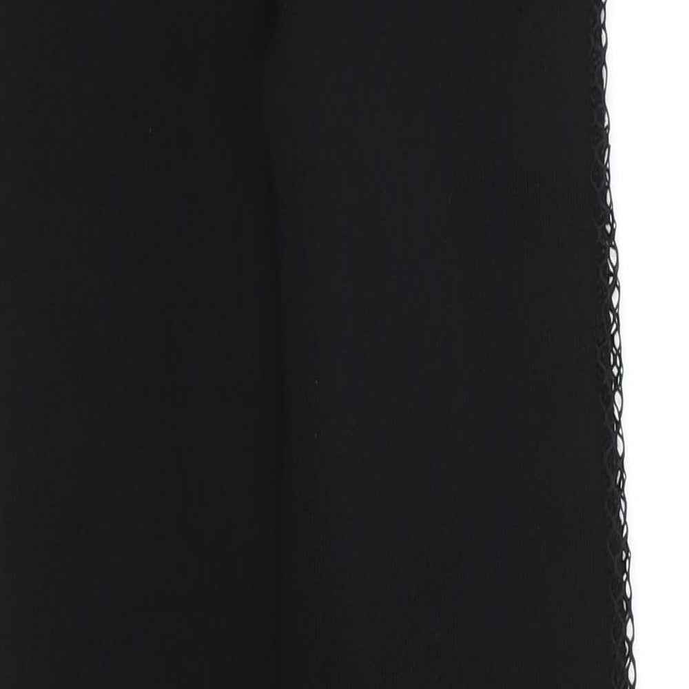 Zara Womens Black Viscose Jegging Leggings Size S L25 in
