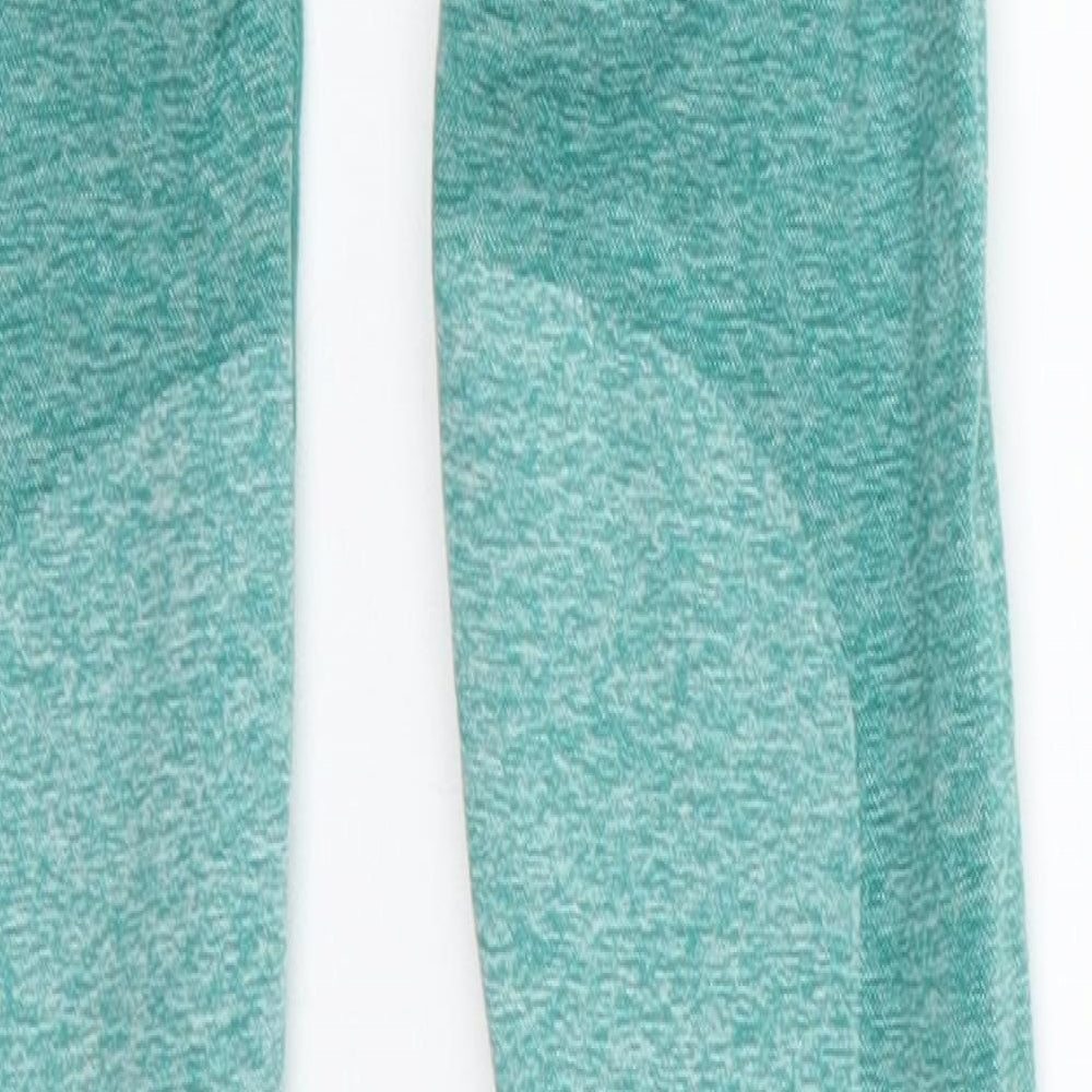 Myprotein Womens Green Nylon Jogger Leggings Size 2XS L26 in