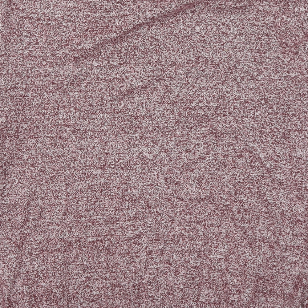 Burton Mens Red Round Neck Cotton Pullover Jumper Size M