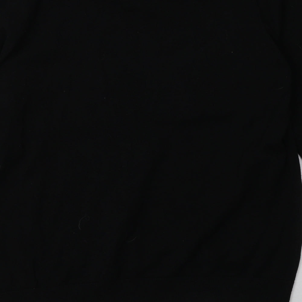 NEXT Mens Black Cotton Pullover Sweatshirt Size S