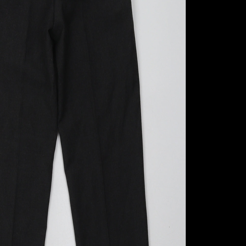 sainsburys Boys Grey Polyester Capri Trousers Size 9 Months Regular Hook & Eye - School Wear