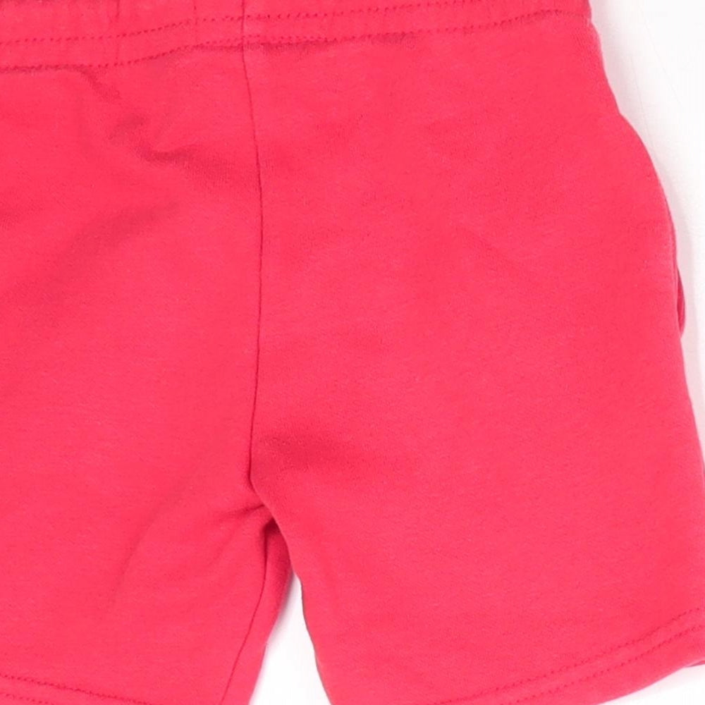 Primark Boys Red Cotton Sweat Shorts Size 2 Years Regular