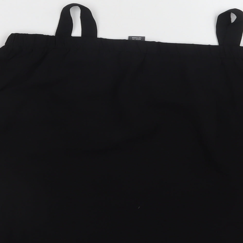 Primark Girls Black Polyester Basic Blouse Size 9-10 Years Off the Shoulder