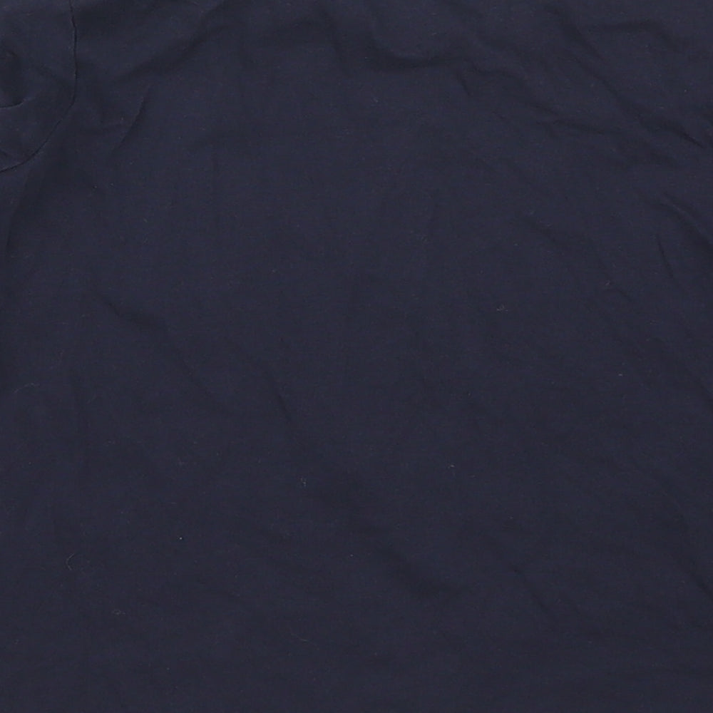 Matalan Boys Blue Solid Cotton Pyjama Top Size 8 Years Pullover - The Greatest Christmas