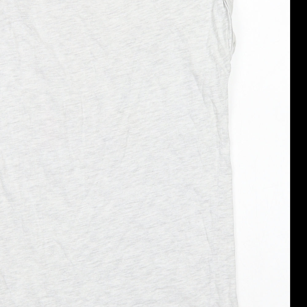 Girls Girls Grey Cotton Basic T-Shirt Size 13-14 Years Crew Neck - Summer Fruits