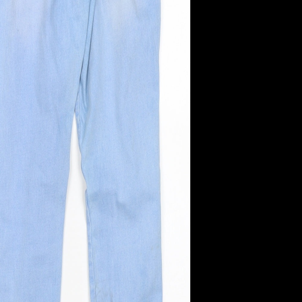 /Denim Womens Blue Cotton Skinny Jeans Size 14 L29 in Regular Button