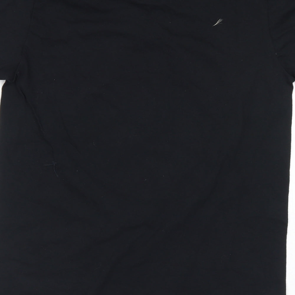Gildan Mens Black Cotton T-Shirt Size S Crew Neck - Brooklyn Brewery