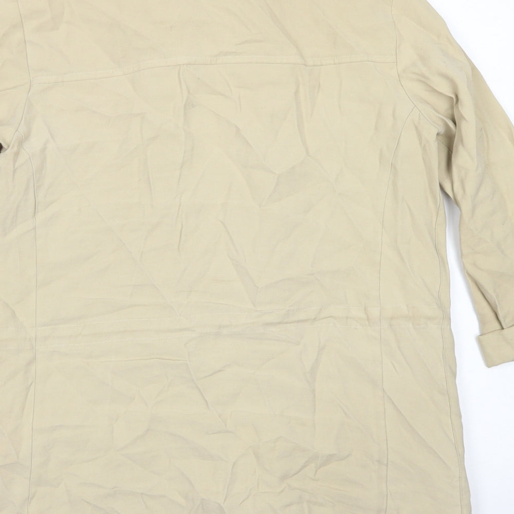 Zara Womens Beige Jacket Size XS Zip