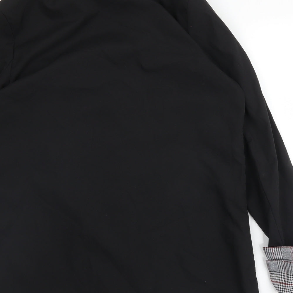 SheIn Womens Black Polyester Jacket Blazer Size L