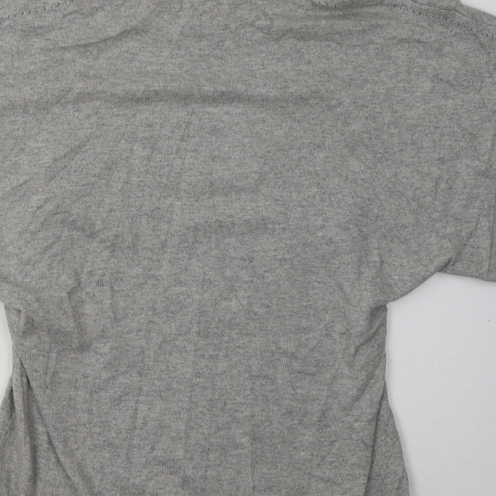 Marks & Spencer Womens Grey Viscose Pullover Sweatshirt Size 8 Pullover
