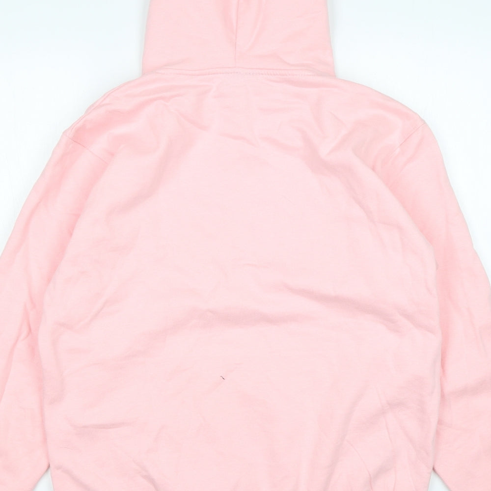 De-Lux Womens Pink Cotton Pullover Hoodie Size S - Emmy Knows Best