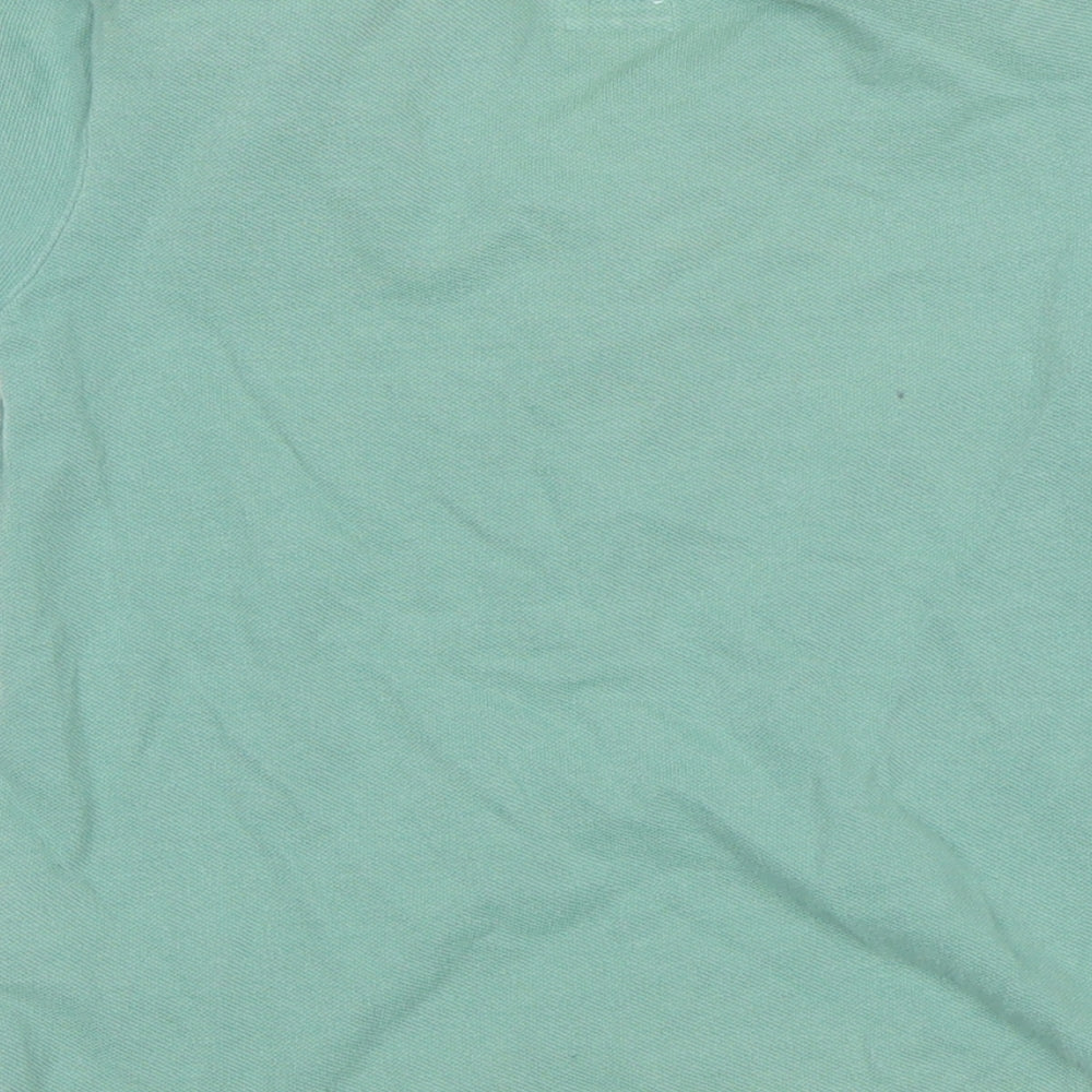 mamas & papas Boys Green Cotton Basic Polo Size 4-5 Years Collared