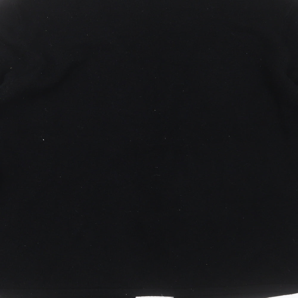 Debbie Morgan Womens Black V-Neck Acrylic Cardigan Jumper Size S