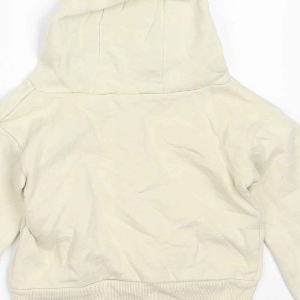 Little Precious Boys Beige Cotton Pullover Jumper Size 6-9 Months