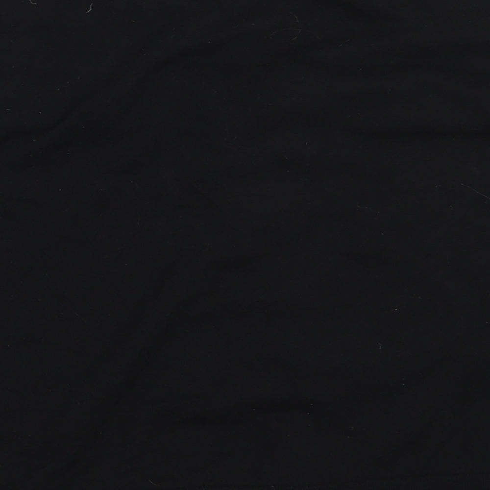 FOREVER 21 Womens Black Cotton Pullover Sweatshirt Size M