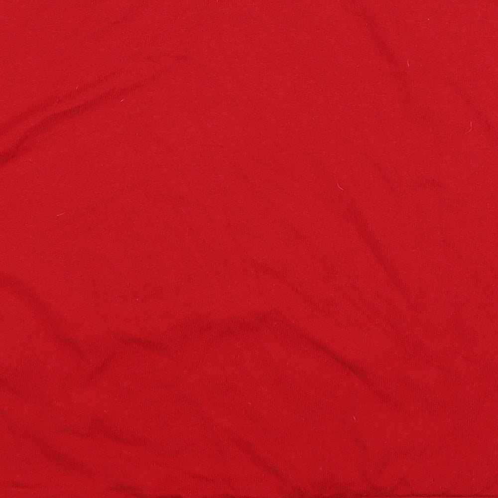 Dorothy Perkins Womens Red Polyester Pullover Sweatshirt Size 16 Pullover
