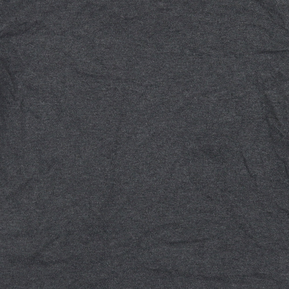 Gap Womens Grey Crew Neck Cotton Pullover Jumper Size S - Champagne