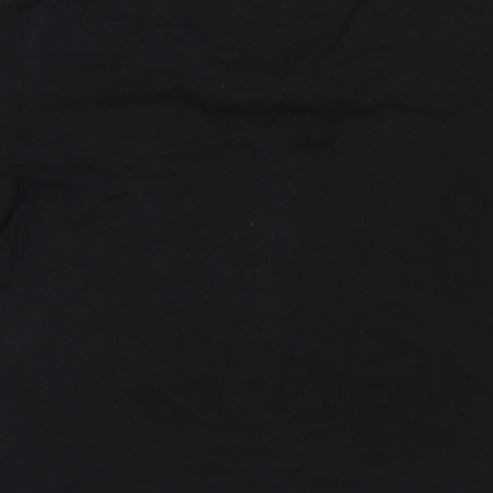 Doris Streich Womens Black Round Neck Viscose Pullover Jumper Size 10