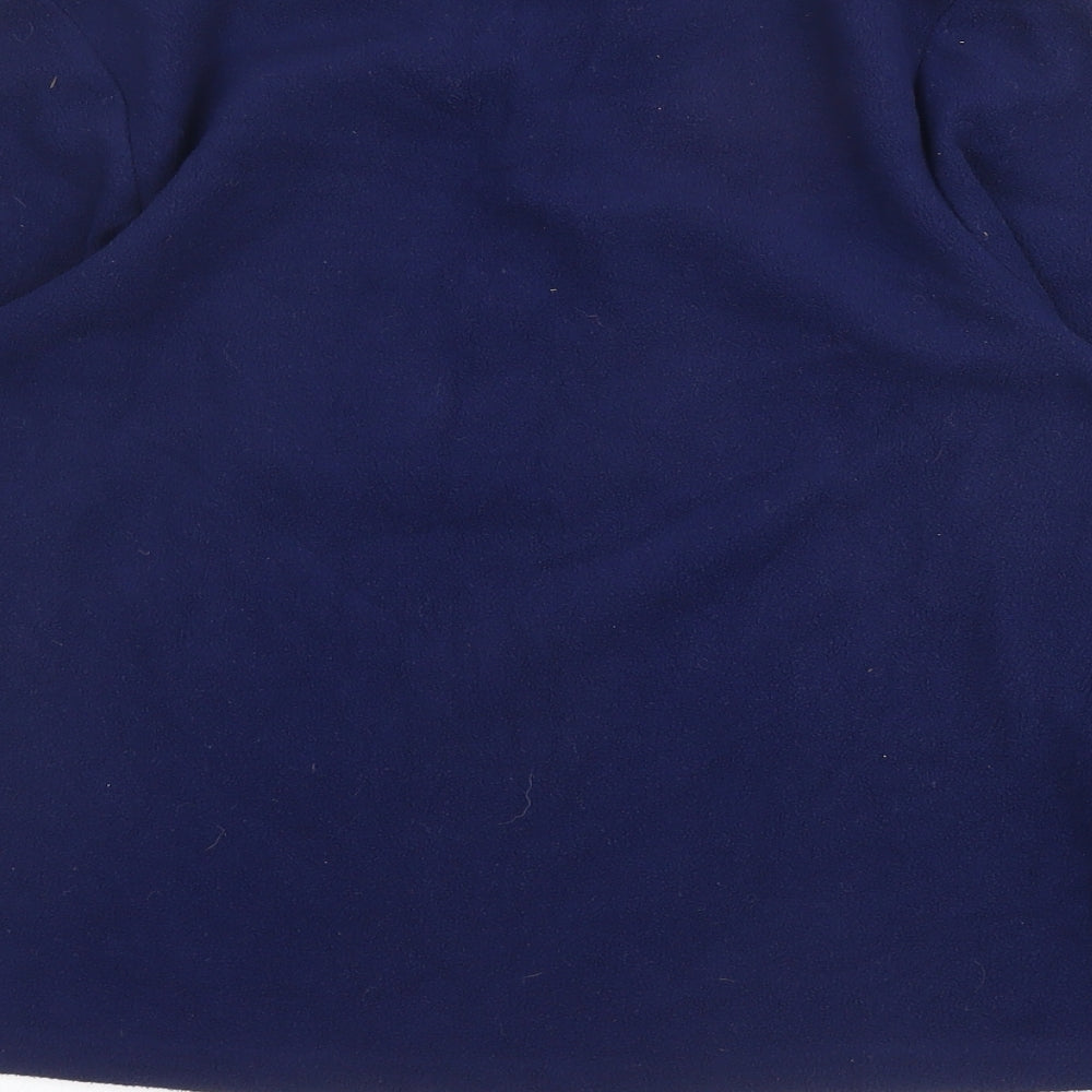 Preworn Womens Blue Round Neck Polyester Pullover Jumper Size S - Christmas, PJ top